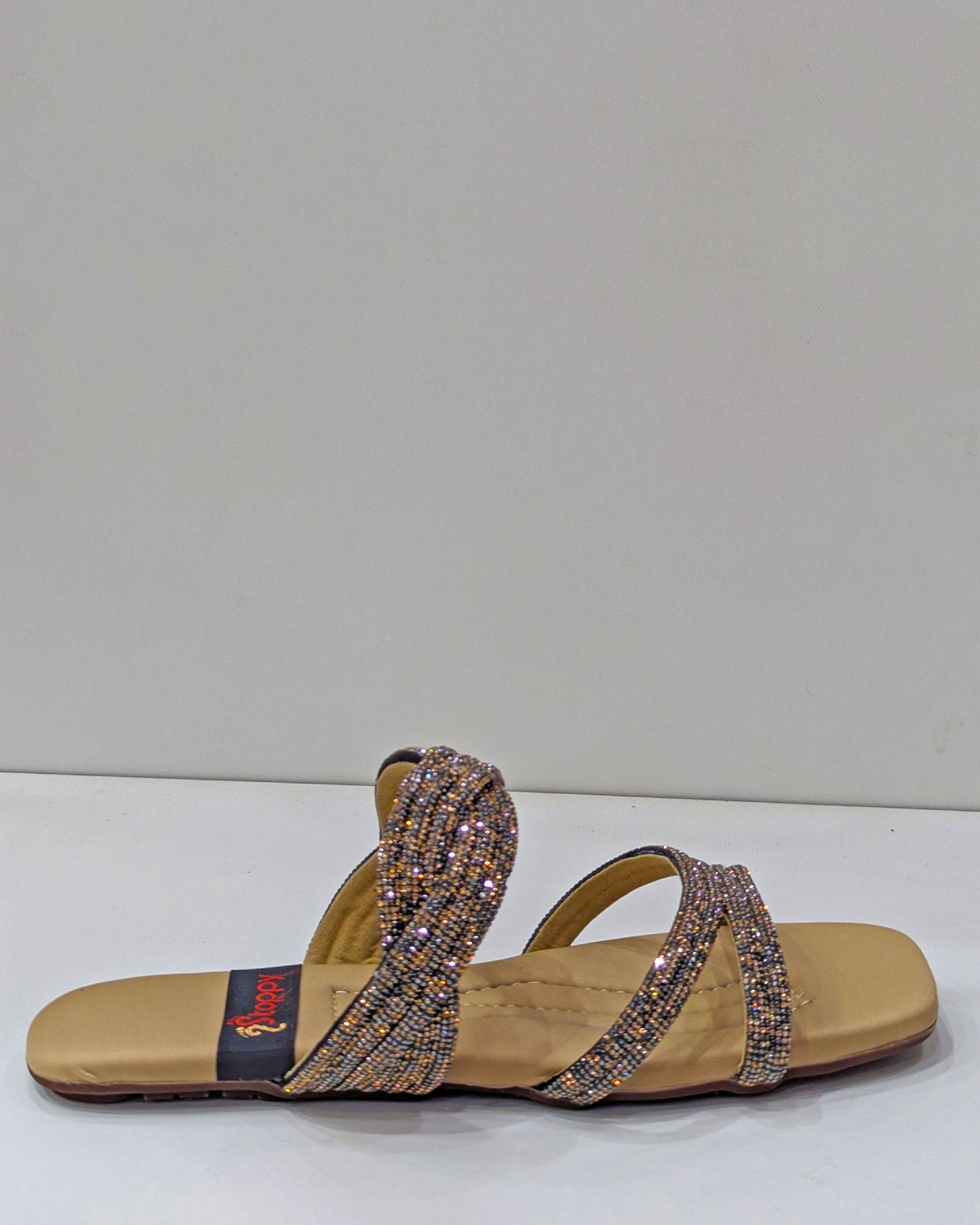 Embellished Slides – Shine with Comfort & Style