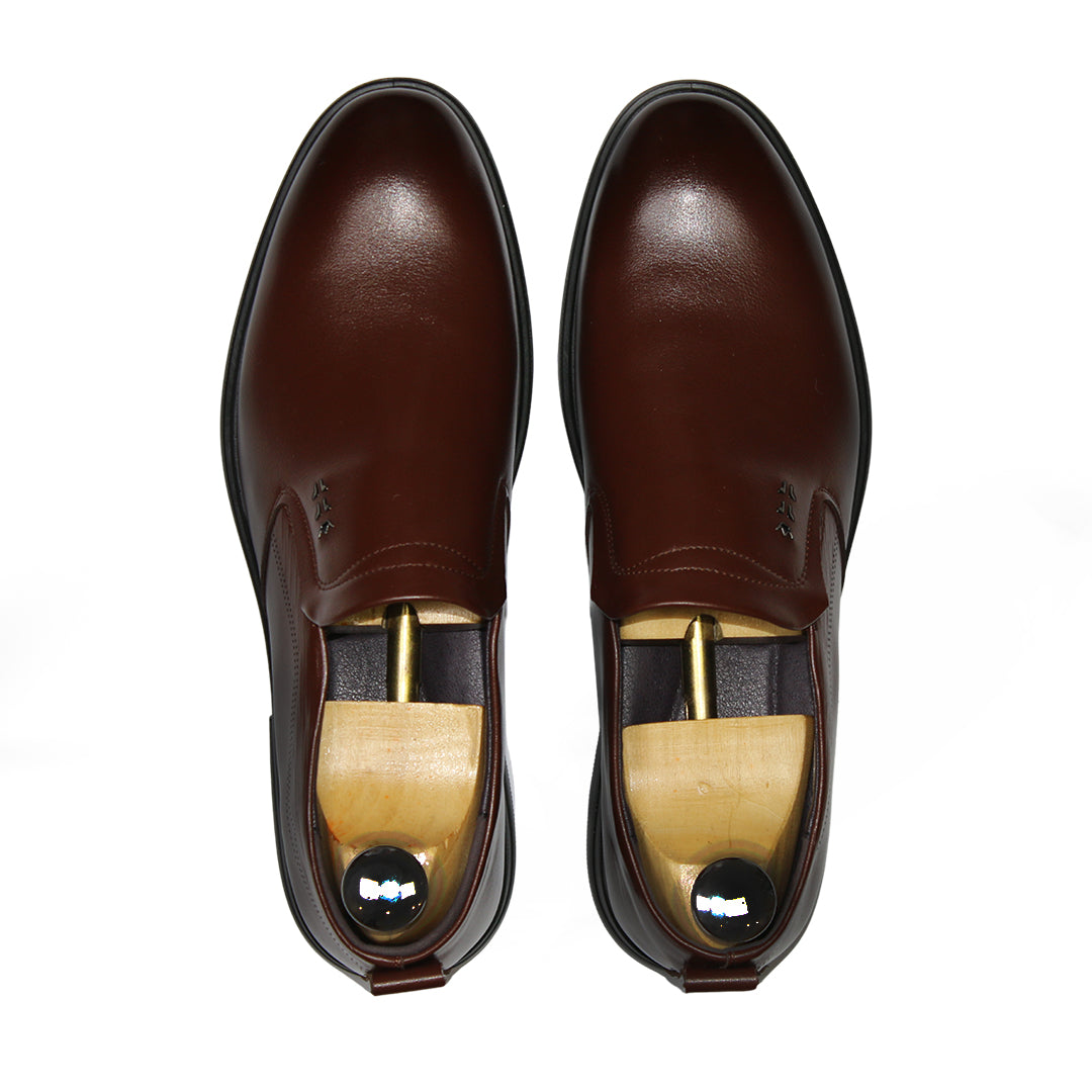 Men’s light weight ultra soft leather shoes wrinkle