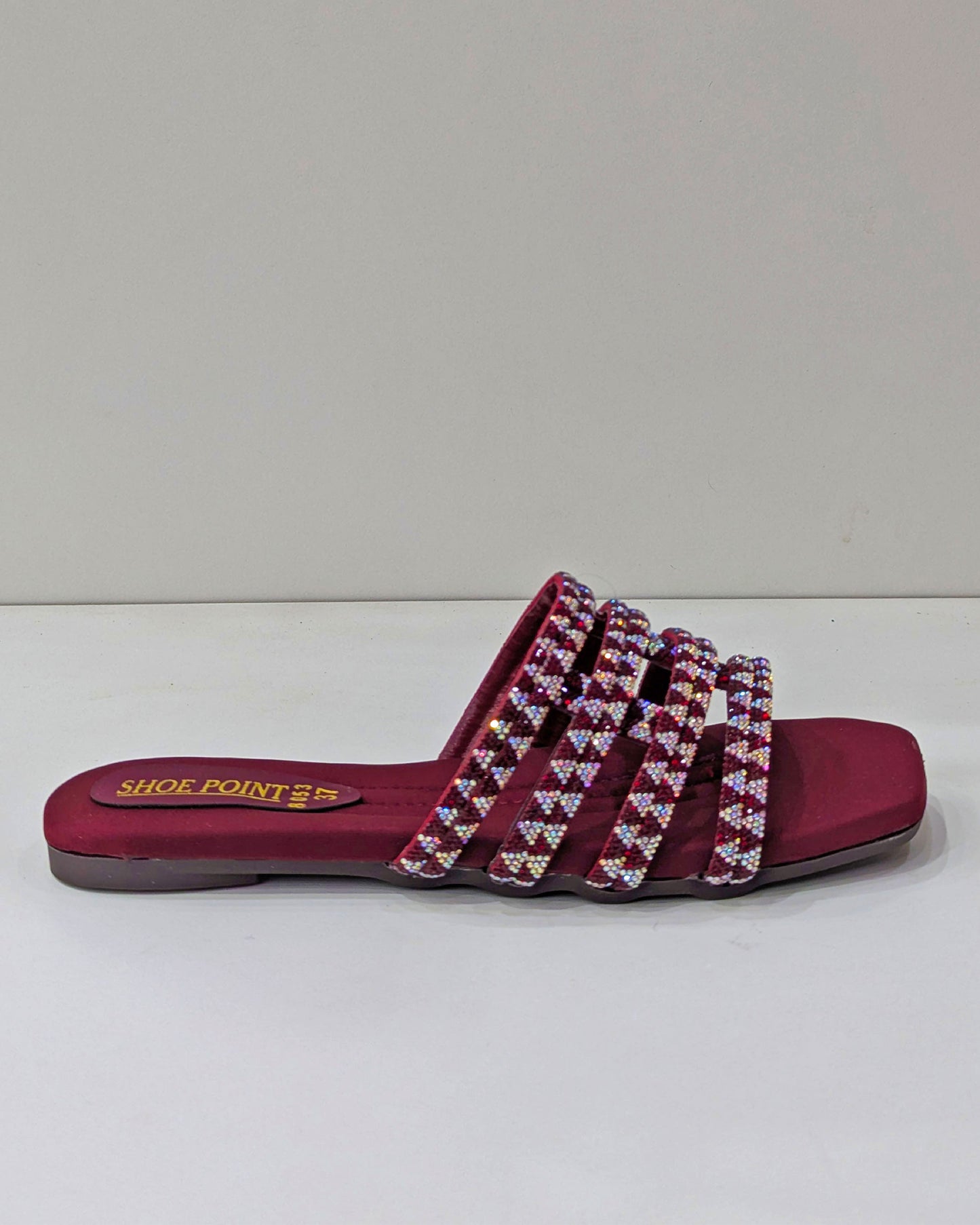 Embellished Slides – Elegant, Comfy & Stylish