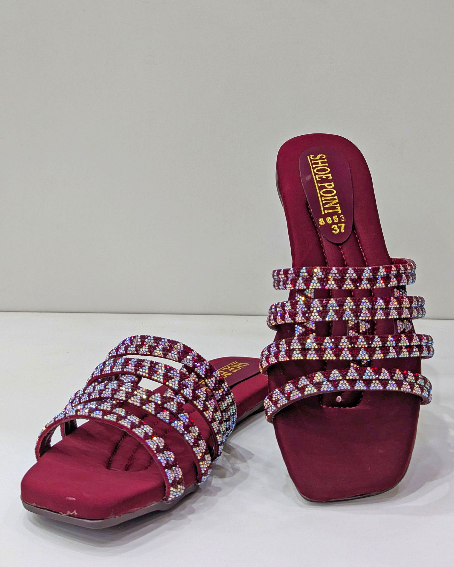 Embellished Slides – Elegant, Comfy & Stylish