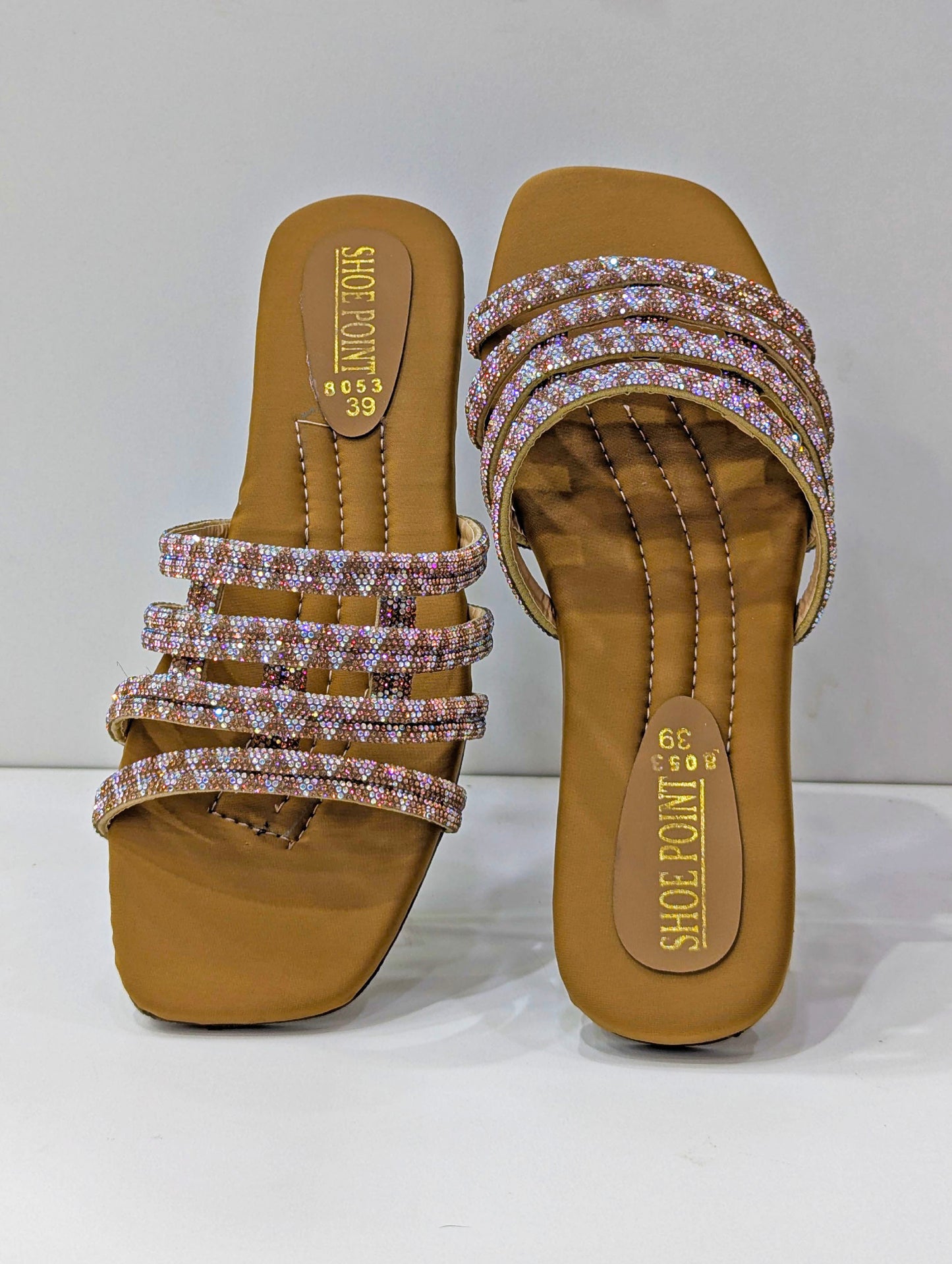 Embellished Slides – Elegant, Comfy & Stylish