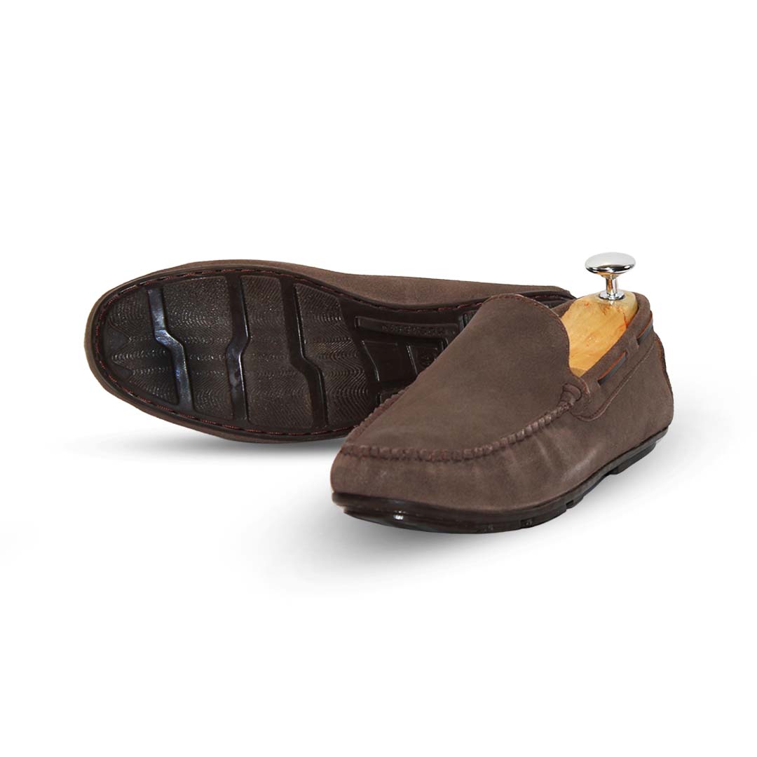 Mens stylish suede leather loffers