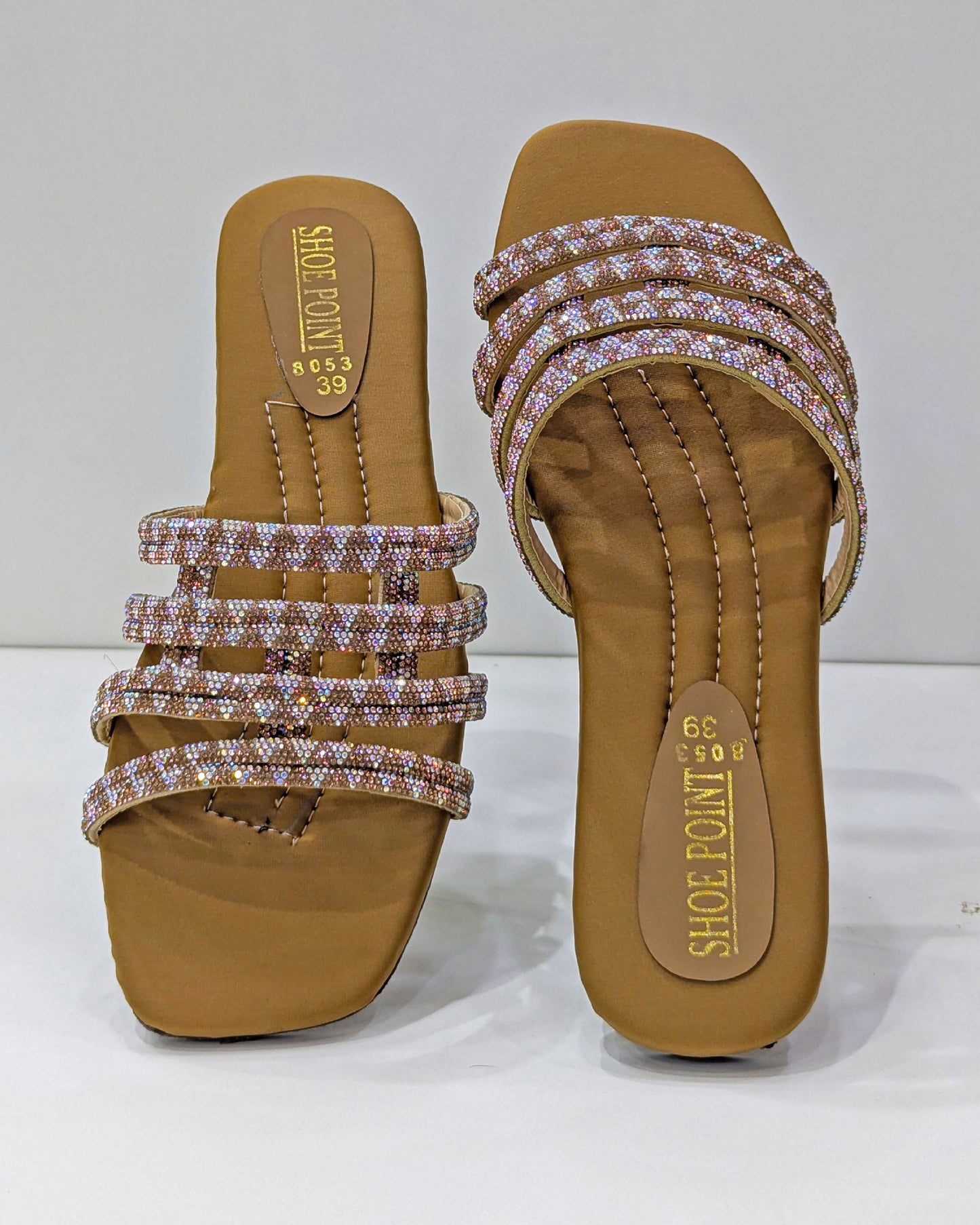 Embellished Slides – Elegant, Comfy & Stylish