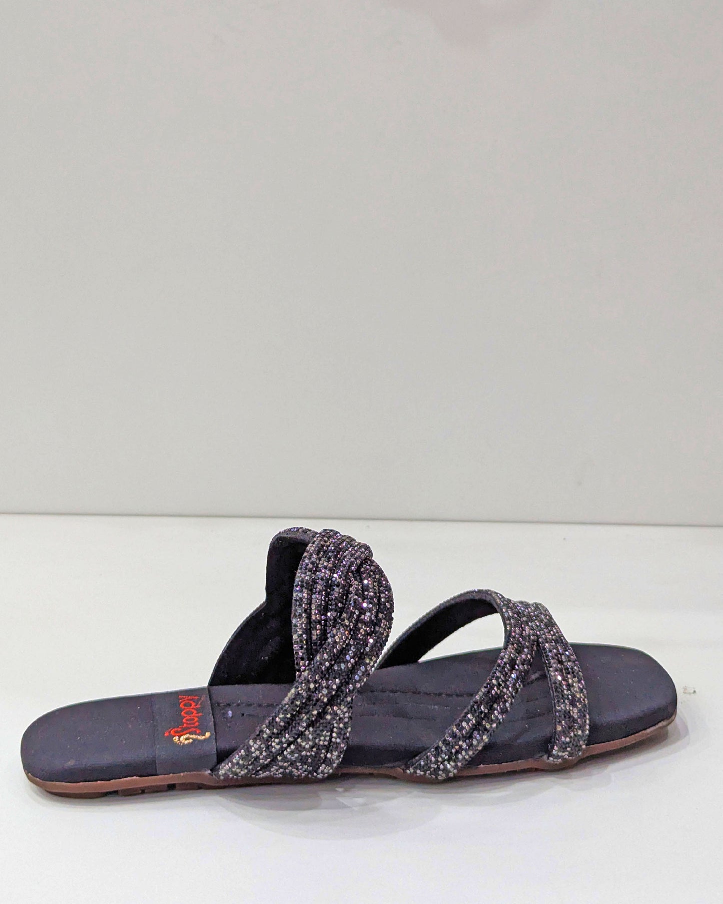 Embellished Slides – Shine with Comfort & Style