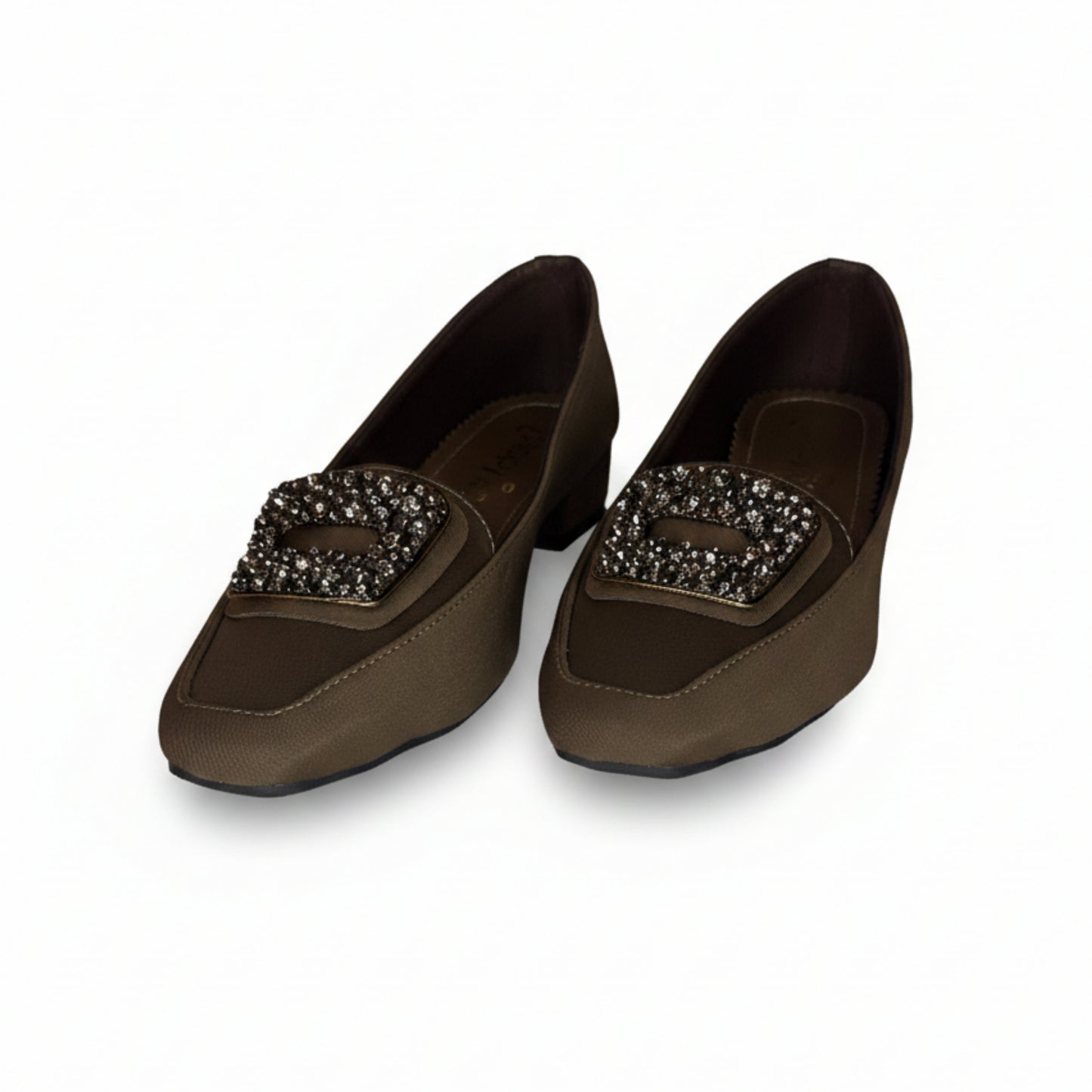 Women’s Embellished Low Heel Pumps