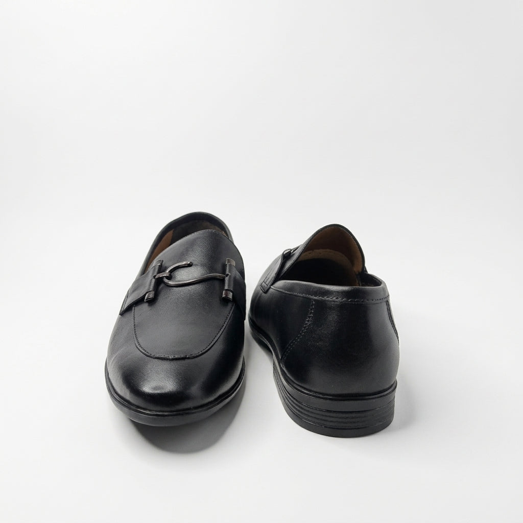 Espresso Noir Dark Brown Horsebit Loafers for Men