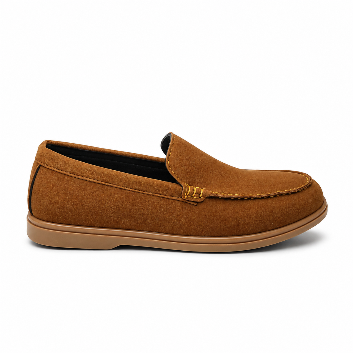 Obsidian Luxe Charcoal Loafers with Gold Signature Hardware (Copy)