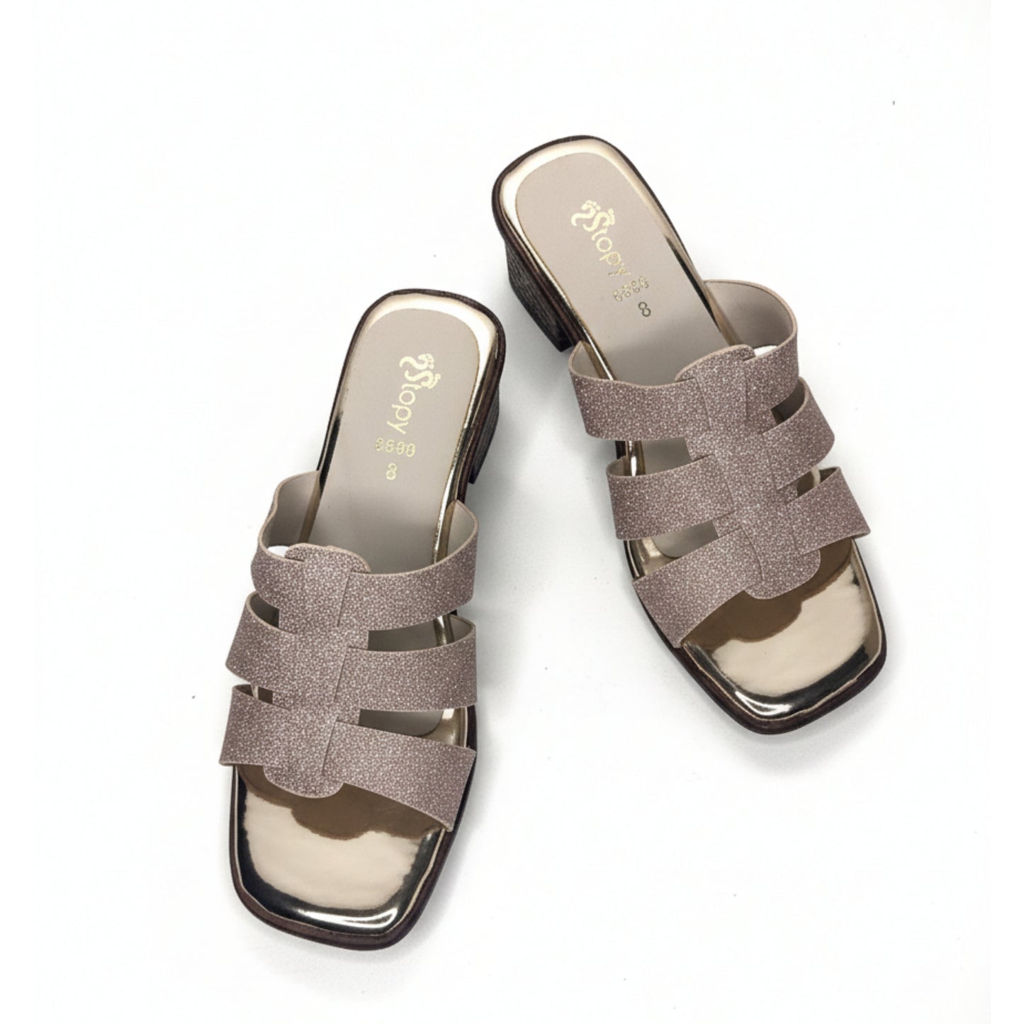 Women’s Block Heel Slide Sandals