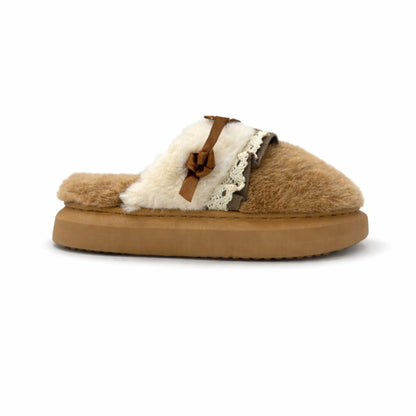 Women’s Plush Indoor-Outdoor Comfort Slides