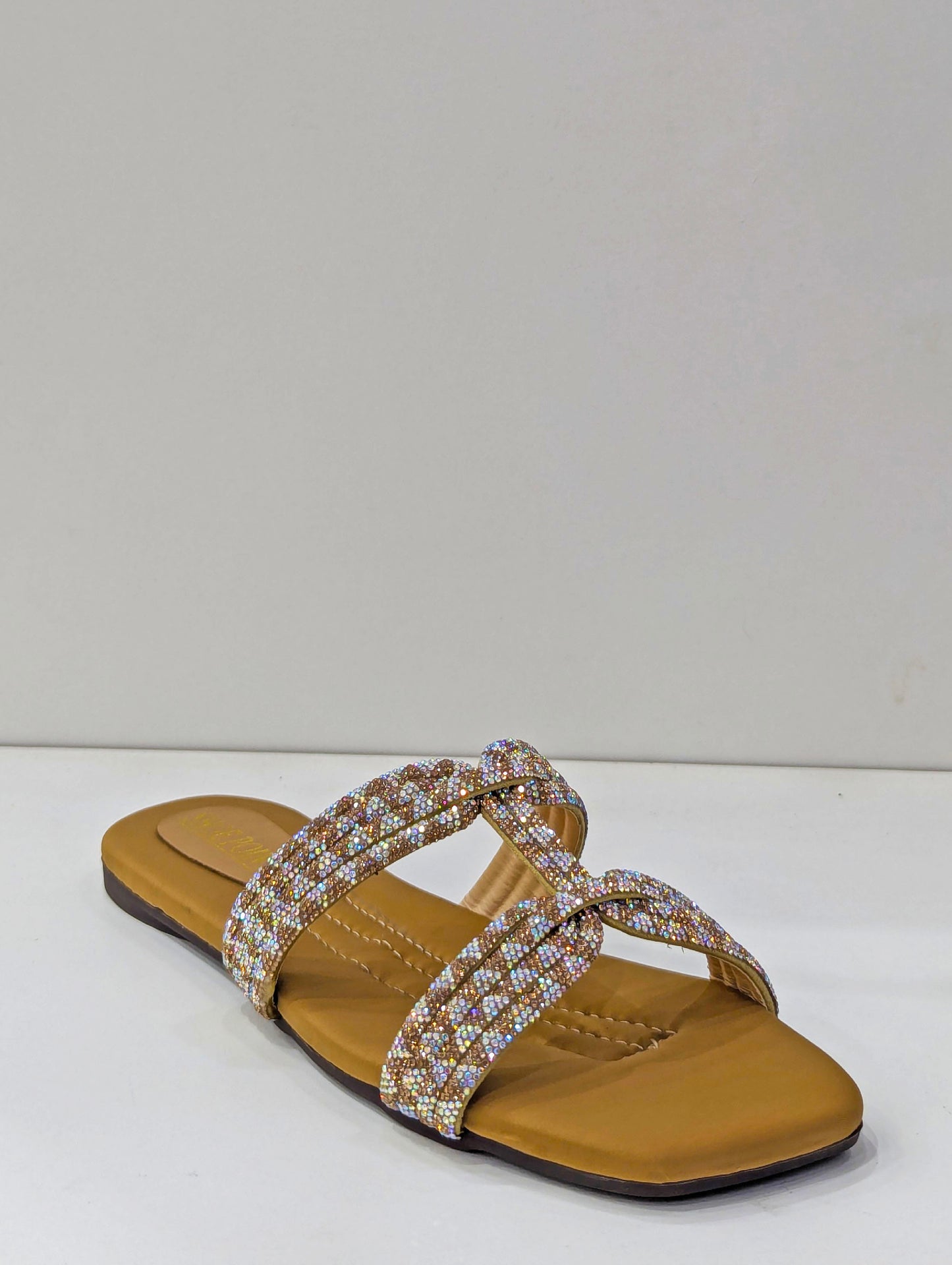 Embellished Slides – Sparkle with Comfort & Style