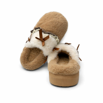 Women’s Plush Indoor-Outdoor Comfort Slides