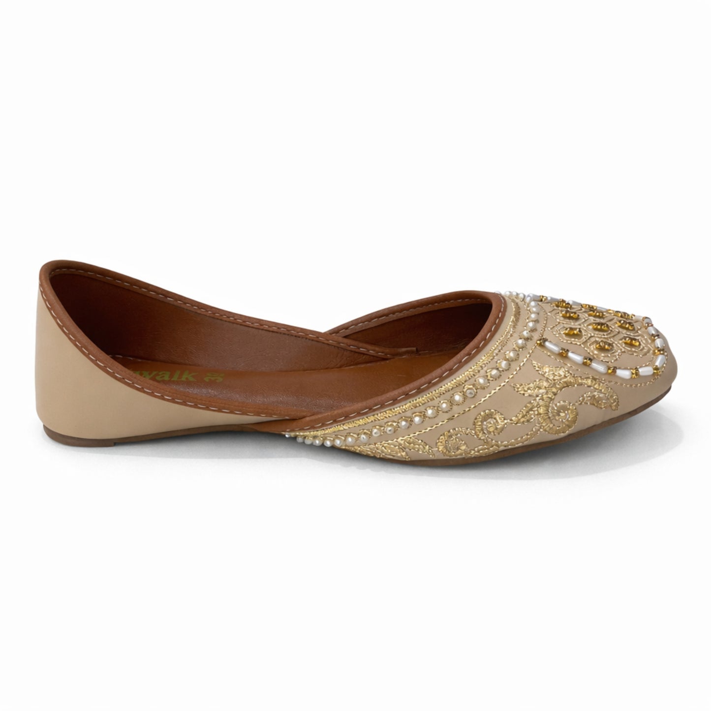 Classic Embellished Women’s Khussa Flats – Ethnic Slip-On Jutti