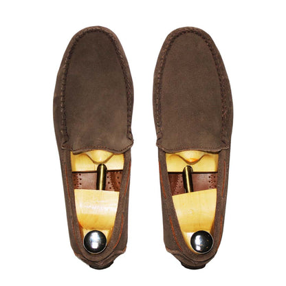 Mens stylish suede leather loffers