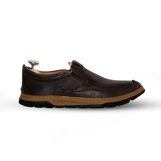 Men’s Leather Medicated Shoes – Pure Leather, Medicated Insole & Rubber Sole