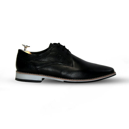 Mens pure leather laces shoes