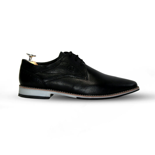 Mens pure leather laces shoes