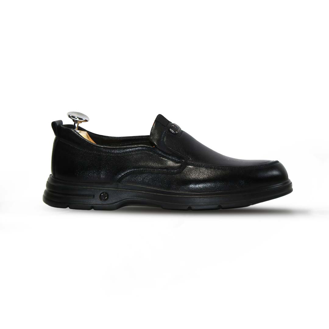 Men’s light weight soft leather wrinkles free shoes