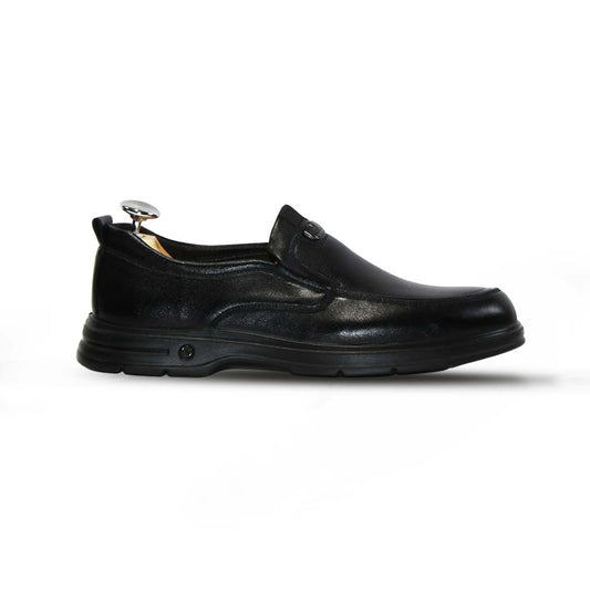 Men’s light weight soft leather wrinkles free shoes