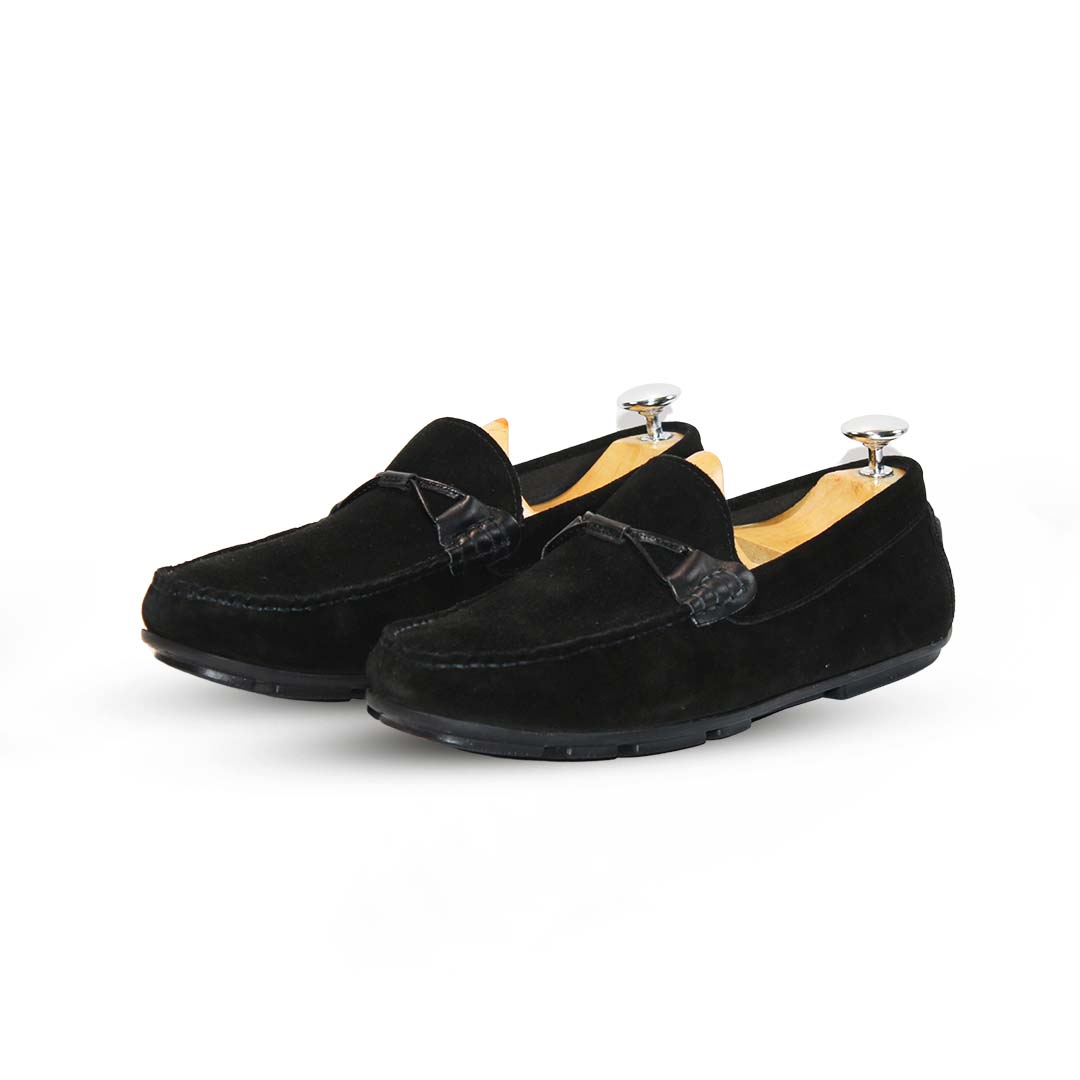 Mens stylish suede leather loffers