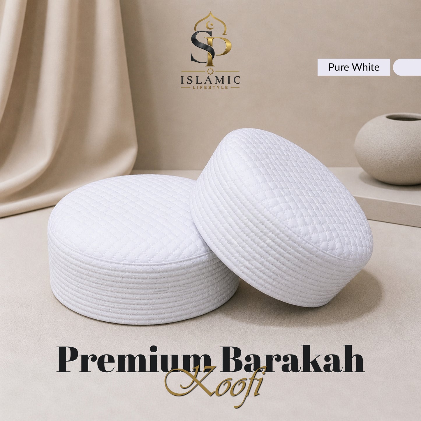 Premium Barakah Koofi Caps Pakistan – Buy Islamic Topi Online | Islamic Lifestyle