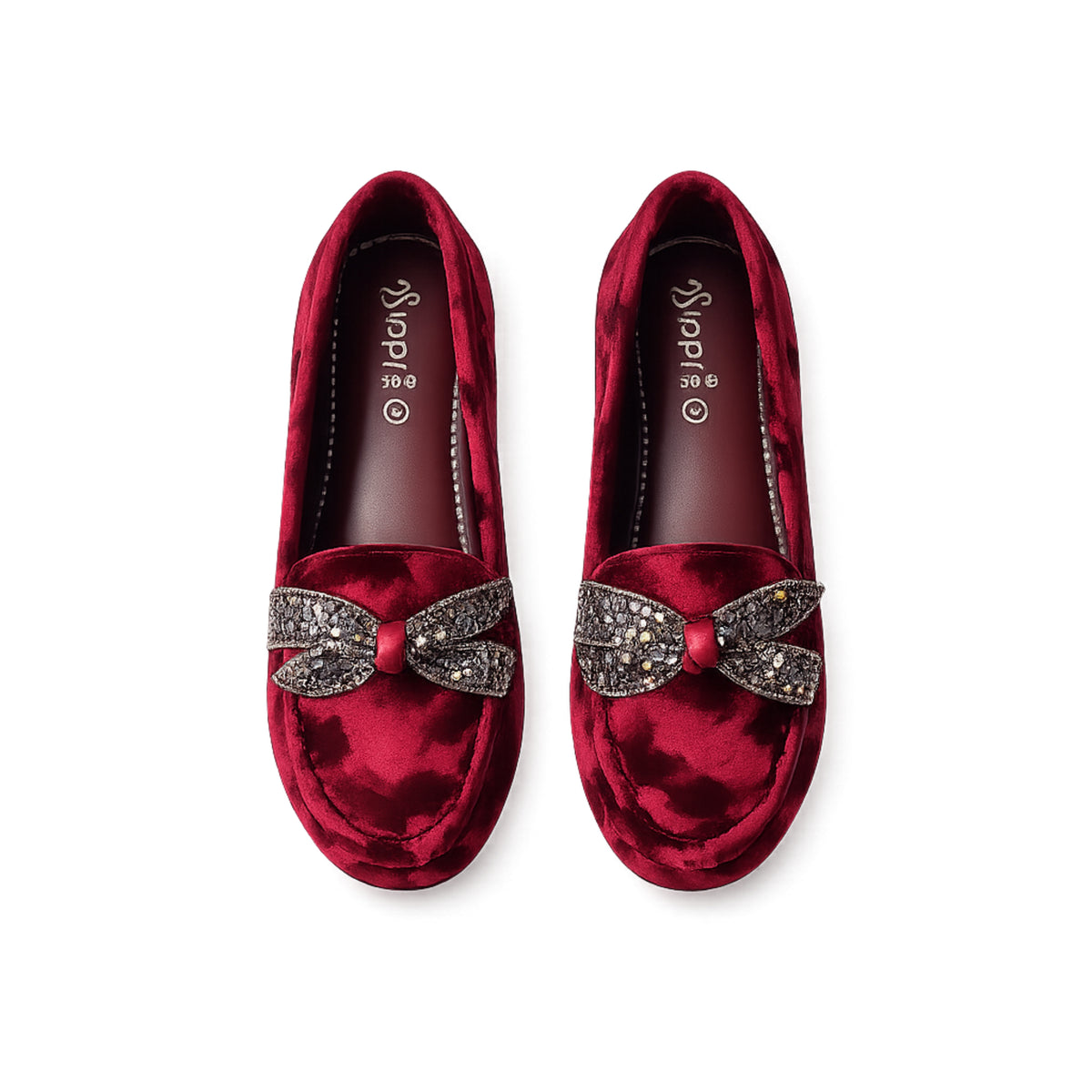 Amber Bow Ballet Loafers – Elegant Women's Slip-On Flats