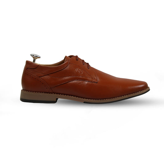Mens pure leather laces shoes