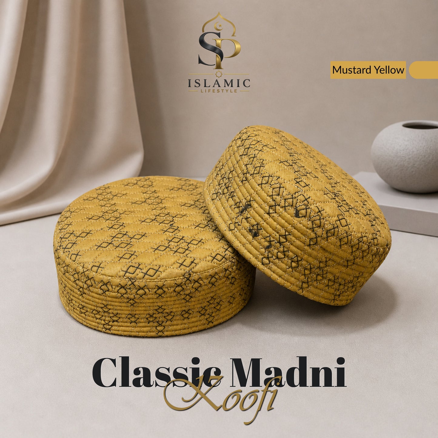 Classic Madni Koofi Caps Pakistan – Buy Islamic Topi Online | Islamic Lifestyle