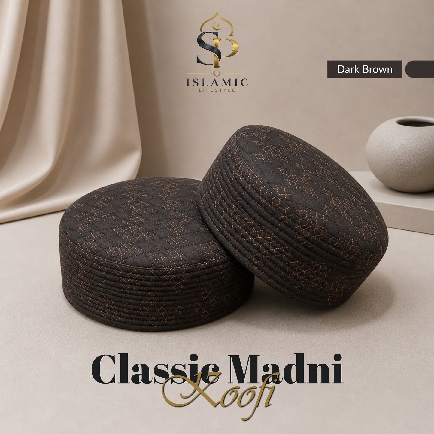 Classic Madni Koofi Caps Pakistan – Buy Islamic Topi Online | Islamic Lifestyle