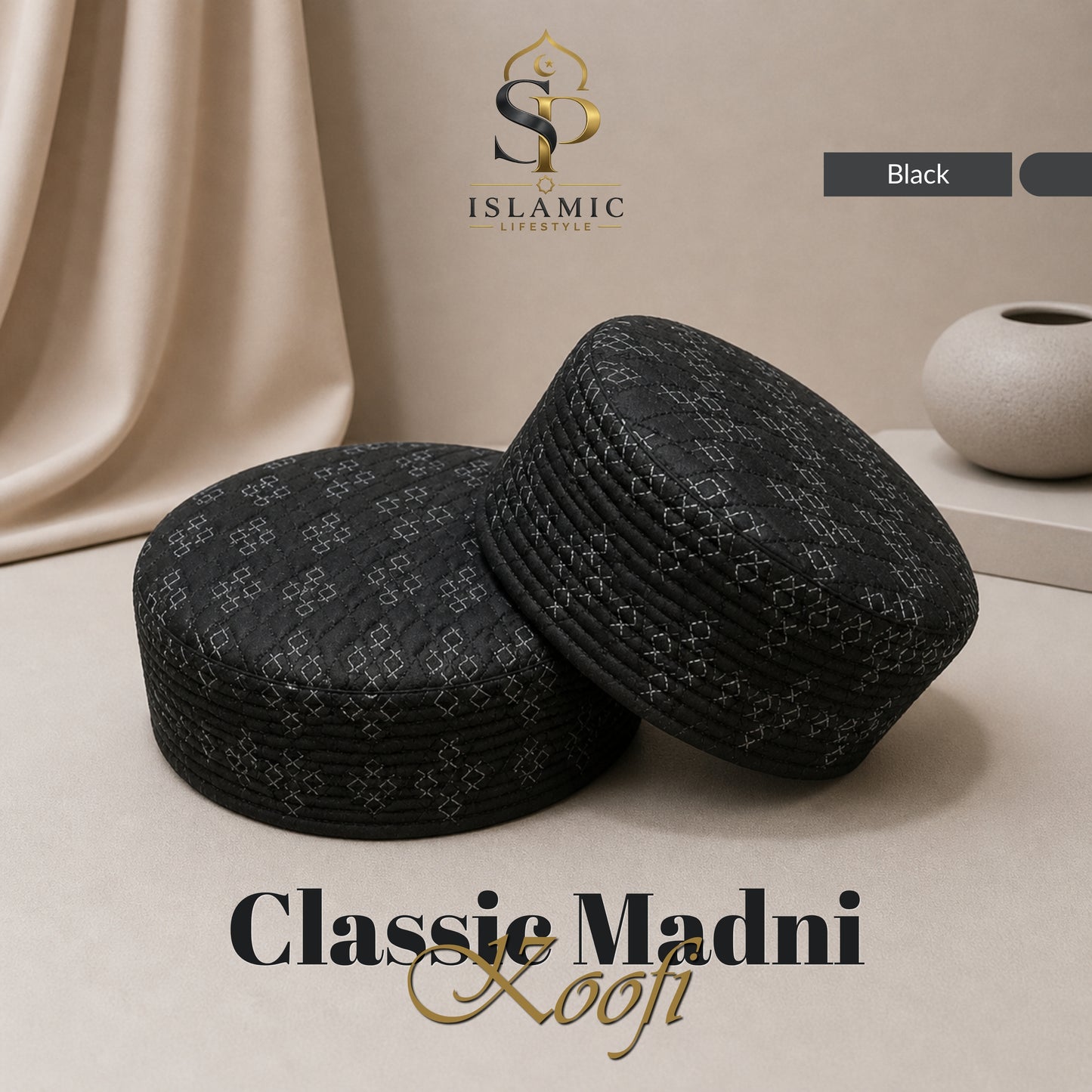 Classic Madni Koofi Caps Pakistan – Buy Islamic Topi Online | Islamic Lifestyle