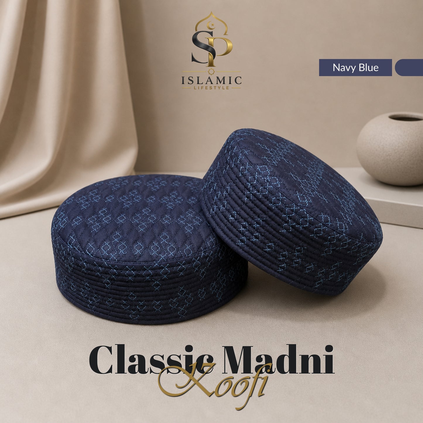 Classic Madni Koofi Caps Pakistan – Buy Islamic Topi Online | Islamic Lifestyle