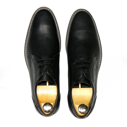 Mens pure leather laces shoes