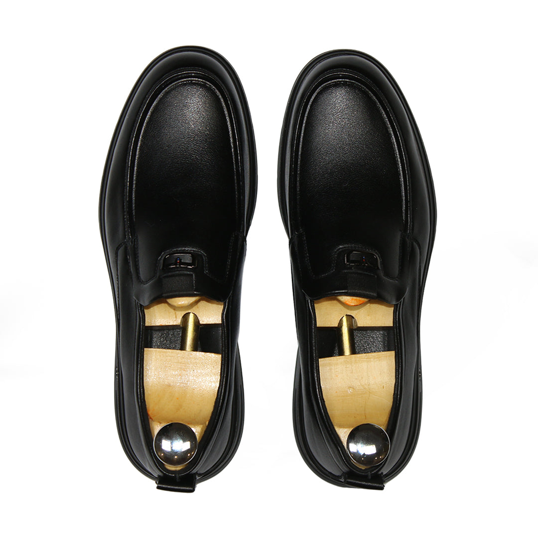 Men’s light weight soft leather wrinkles free shoes