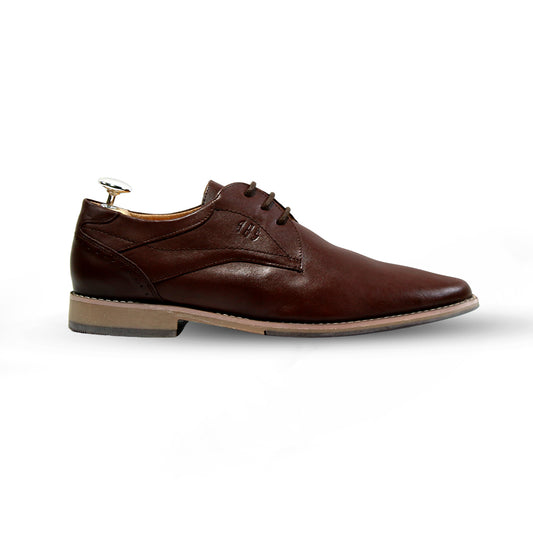 Mens pure leather laces shoes