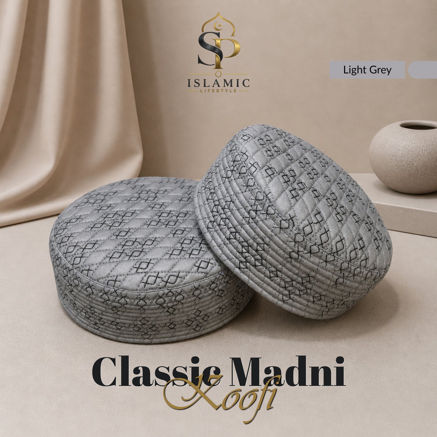Classic Madni Koofi Caps Pakistan – Buy Islamic Topi Online | Islamic Lifestyle