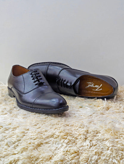 Men’s Lightweight Oxford Shoes – Pure Leather Upper, Medicated Padding & Rubber Sole