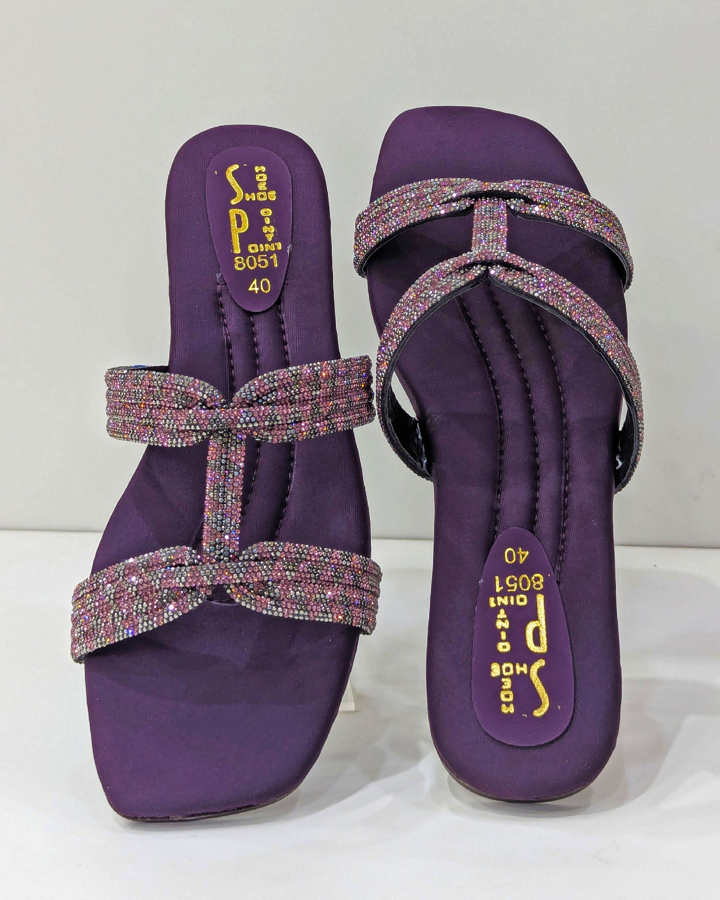 Embellished Slides – Sparkle with Comfort & Style