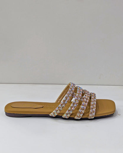 Embellished Slides – Elegant, Comfy & Stylish