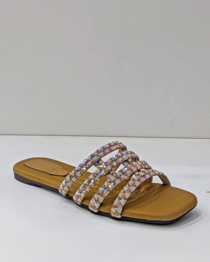 Embellished Slides – Elegant, Comfy & Stylish
