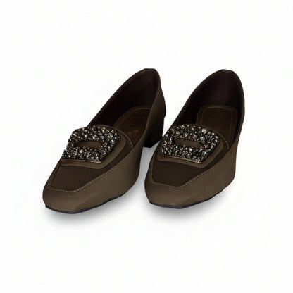 Women’s Embellished Low Heel Pumps