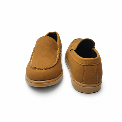Obsidian Luxe Charcoal Loafers with Gold Signature Hardware (Copy)
