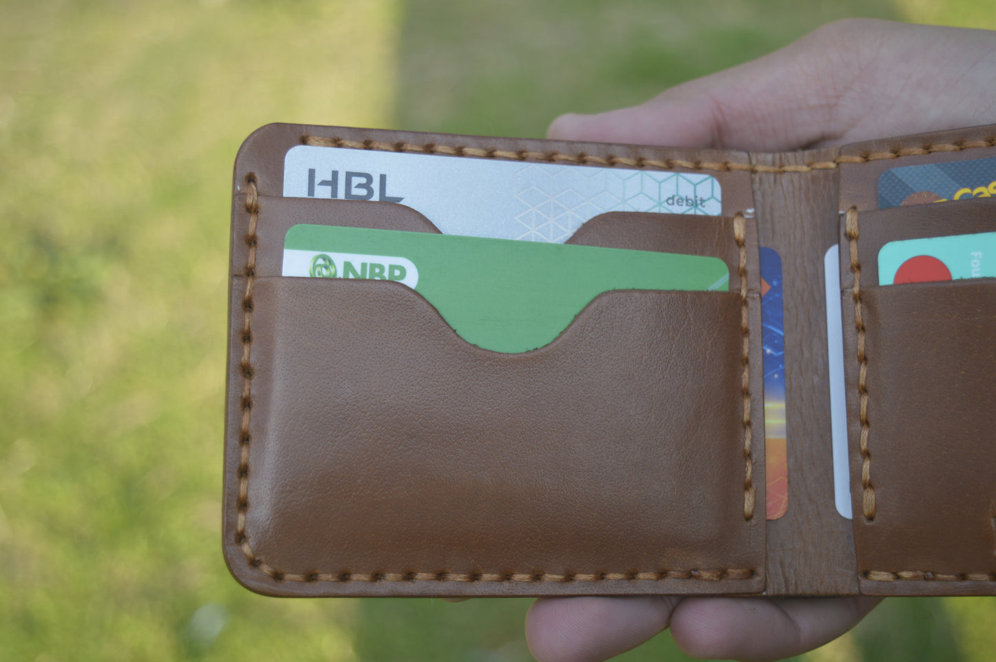 Horizontal Leather Wallet Flora