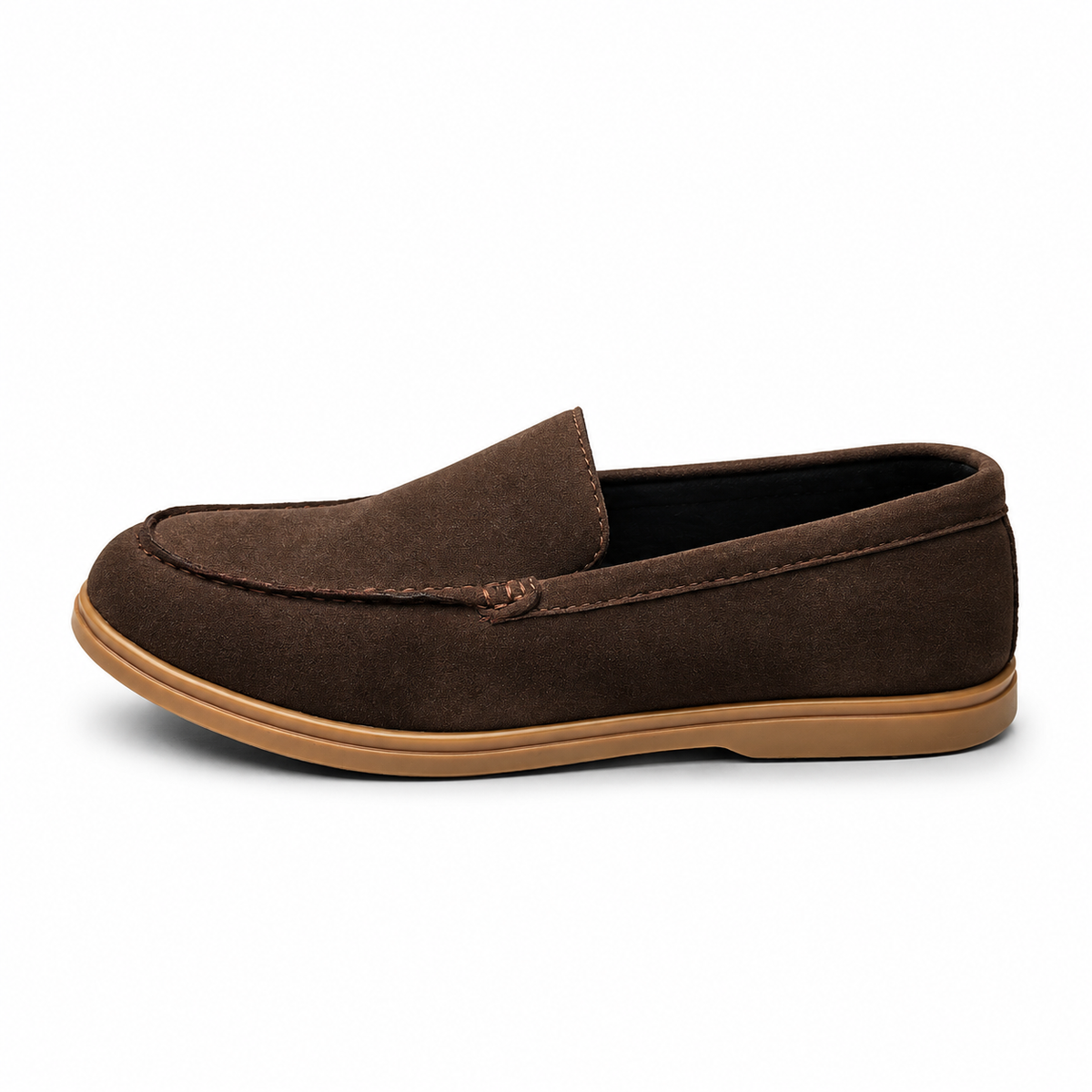 Obsidian Luxe Charcoal Loafers with Gold Signature Hardware (Copy)