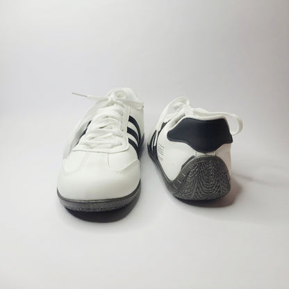Urban Sprint Black & White Retro Lace-Up Sneakers for Men