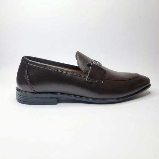 Espresso Noir Dark Brown Horsebit Loafers for Men