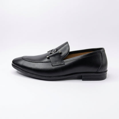Espresso Noir Dark Brown Horsebit Loafers for Men