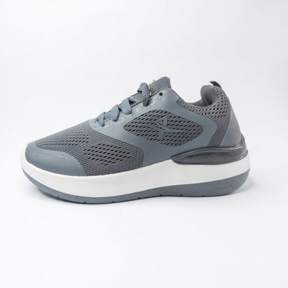 AeroFlex Slate Grey Performance Knit Sneakers for Men