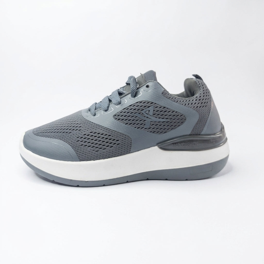 AeroFlex Slate Grey Performance Knit Sneakers for Men
