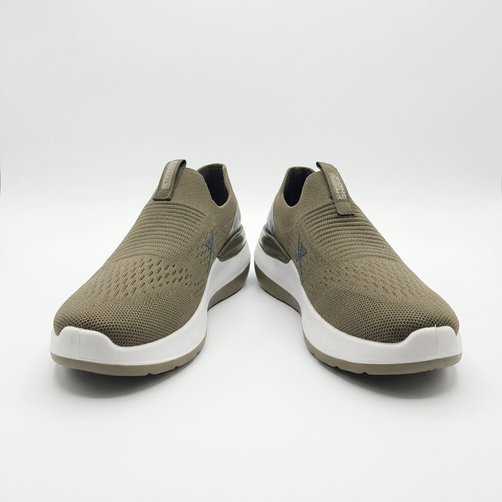 Navy FlexStride Knit Slip-On Sneakers for Men