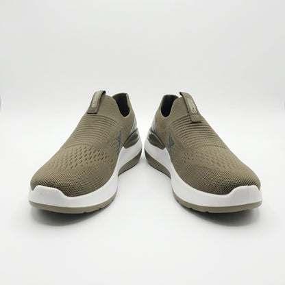 Navy FlexStride Knit Slip-On Sneakers for Men