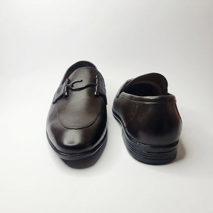 Espresso Noir Dark Brown Horsebit Loafers for Men